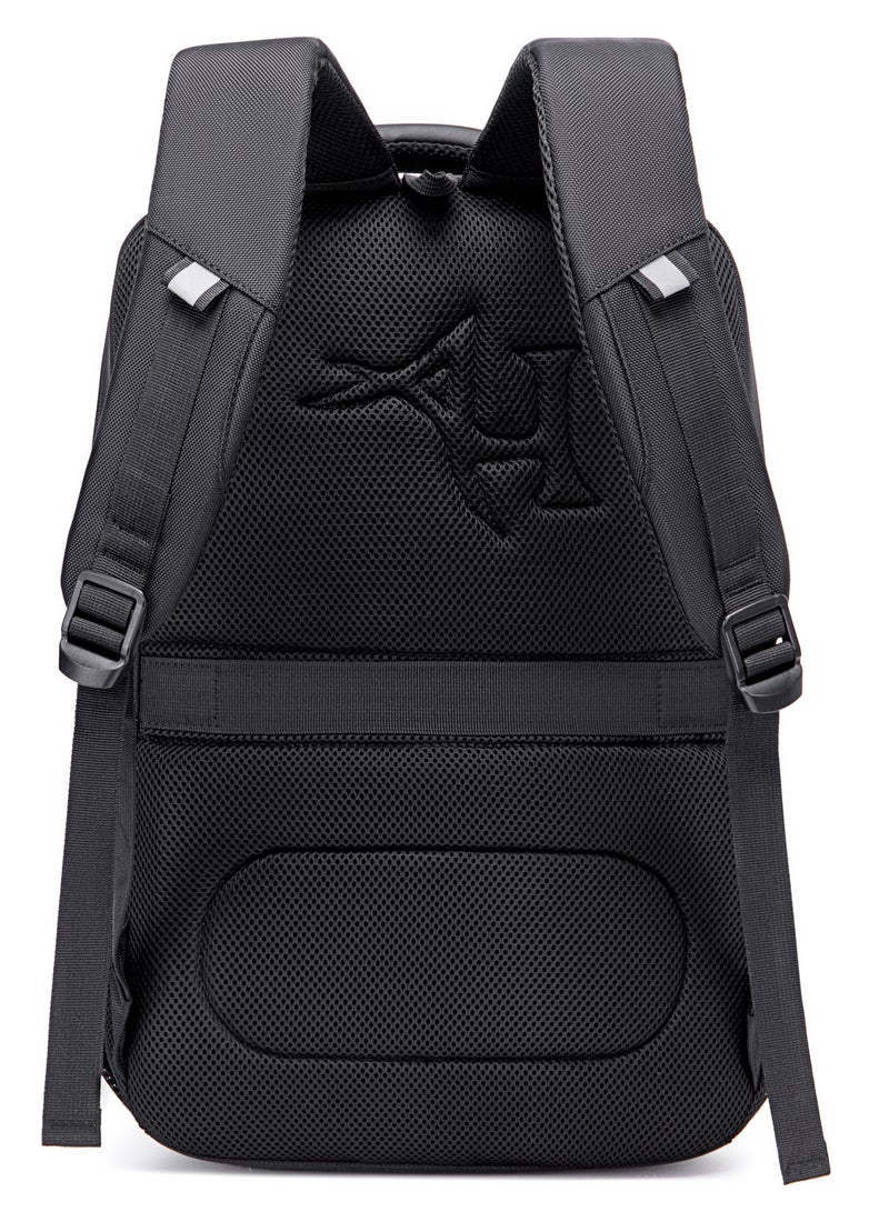 ARCTIC HUNTER Casual Daypack Durable Water Resistant 23 L Computer Bag with Luggage Carry Strap and Anti-Theft pockets for Men and Women B00111C Black  - Image 4