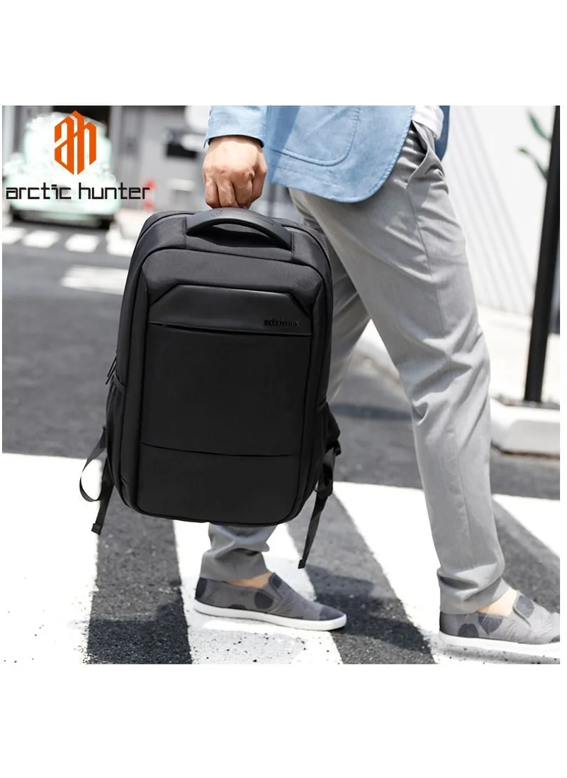 أركتيك هانتر Casual Daypack Durable Water Resistant 23 L Computer Bag with Luggage Carry Strap and Anti-Theft pockets for Men and Women B00111C Black