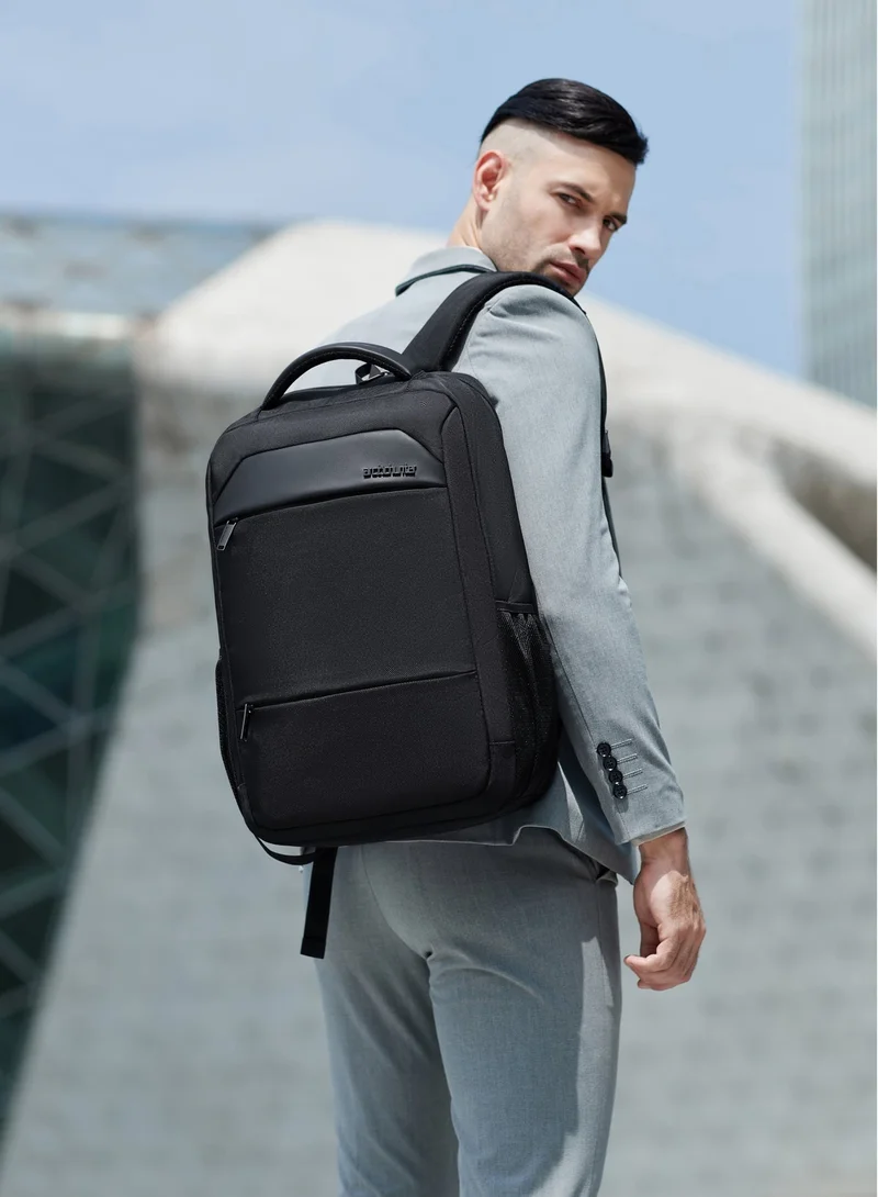 Arctic Hunter Casual Daypack Durable Water Resistant 23 L Computer Bag with Luggage Carry Strap and Anti-Theft pockets for Men and Women, B00111C, Black