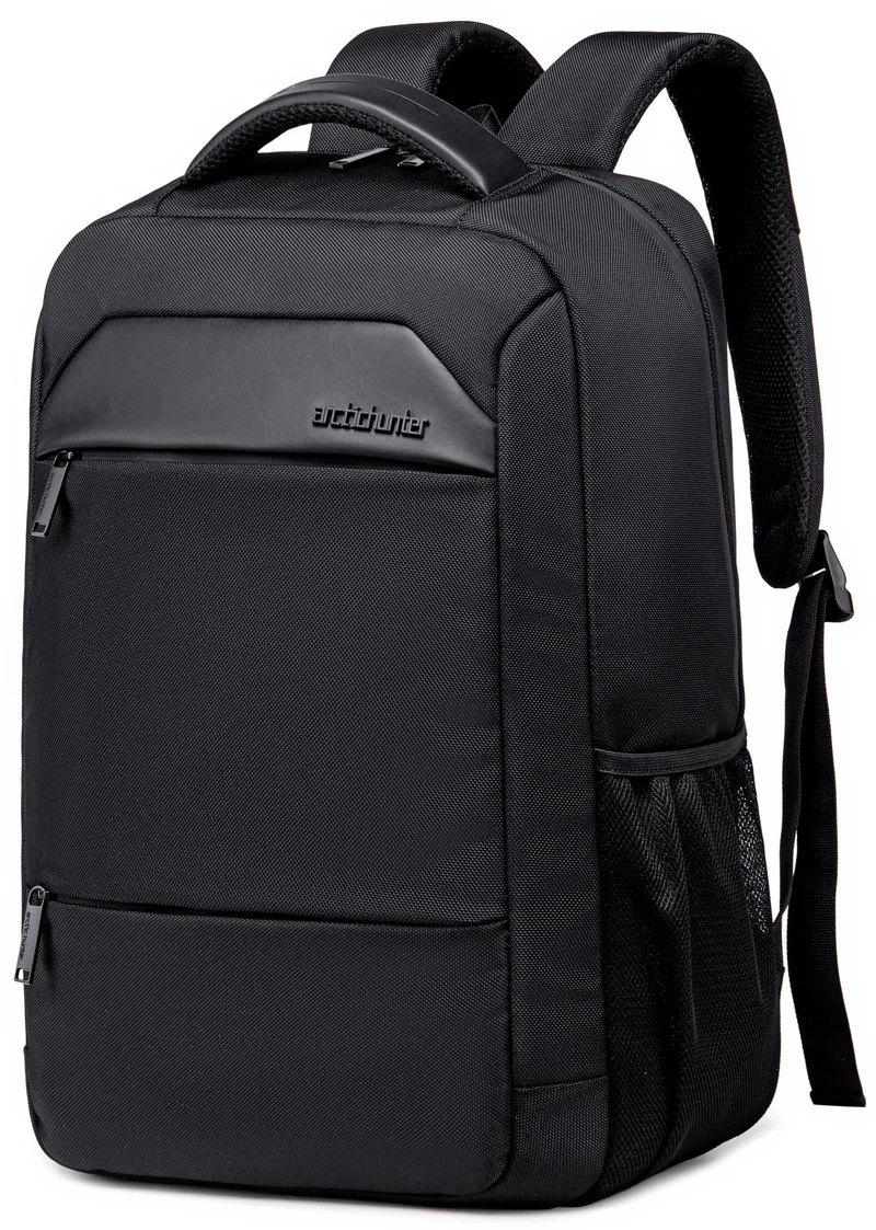 Arctic Hunter Casual Daypack Durable Water Resistant 23 L Computer Bag with Luggage Carry Strap and Anti-Theft pockets for Men and Women, B00111C, Black