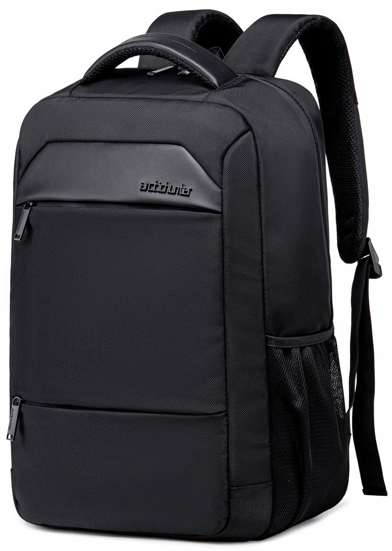 ARCTIC HUNTER Casual Daypack Durable Water Resistant 23 L Computer Bag with Luggage Carry Strap and Anti-Theft pockets for Men and Women, B00111C, Black - Image 1