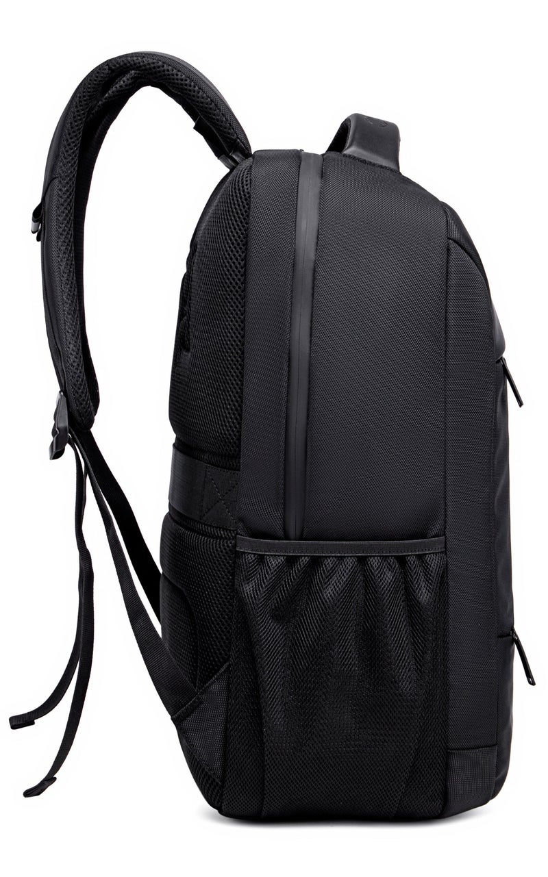 ARCTIC HUNTER Casual Daypack Durable Water Resistant 23 L Computer Bag with Luggage Carry Strap and Anti-Theft pockets for Men and Women, B00111C, Black - Image 5