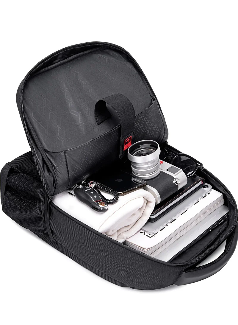 Arctic Hunter  Casual Daypack Durable Water Resistant 23 L Computer Bag with Luggage Carry Strap and Anti-Theft pockets for Men and Women, B00111C, Black  | Best Price UAE