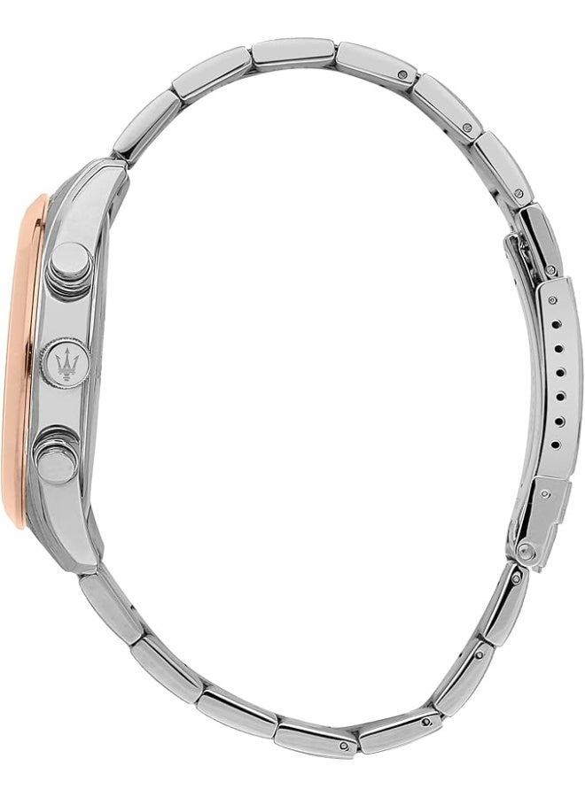 Maserati ATTRAZIONE 43 MULTI. BLK DIAL BR SS+RG - Image 2