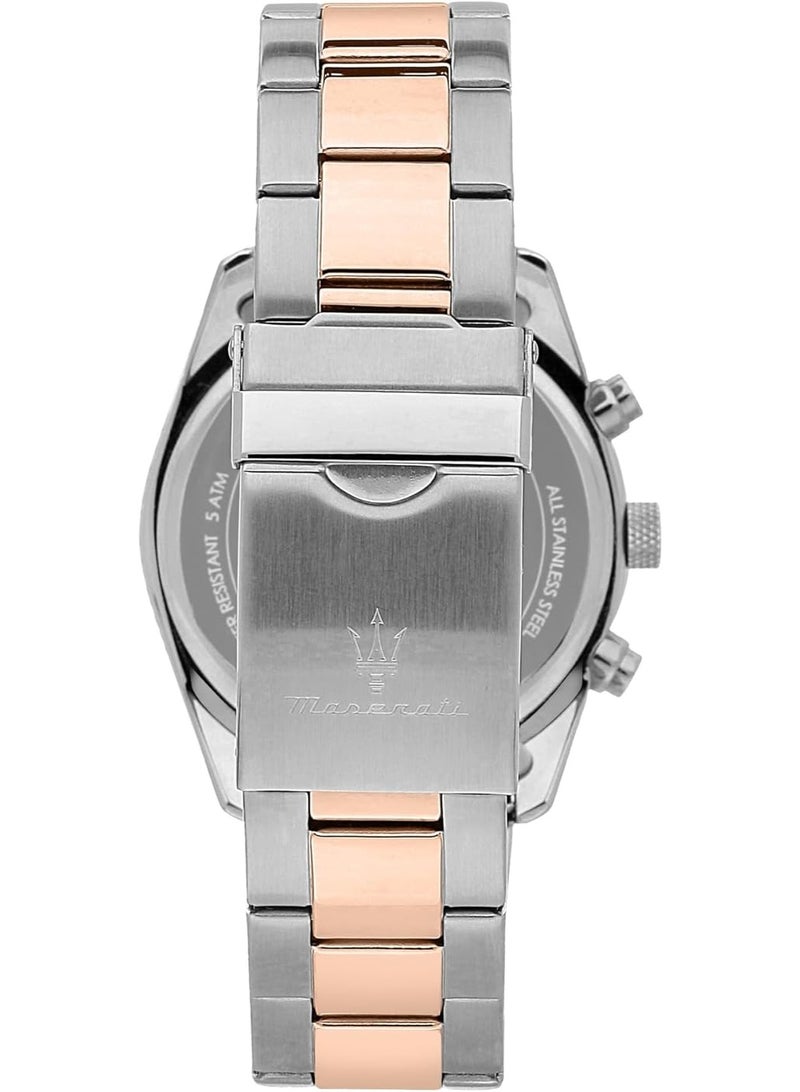 Maserati ATTRAZIONE 43 MULTI. BLK DIAL BR SS+RG - Image 3