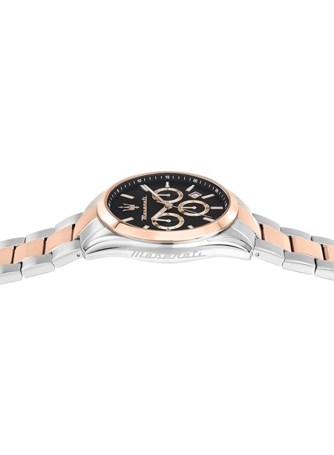 Maserati ATTRAZIONE 43 MULTI. BLK DIAL BR SS+RG - Image 5