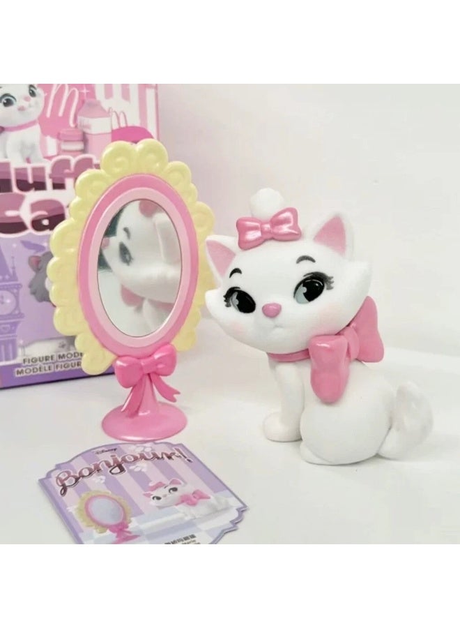 MINISO x Disney Fluffy Cat Collection Plush Figure Blind Box, Full Display Set of 6 Sealed Mystery Boxes, Character Collectible for Display and Gifting - Image 3