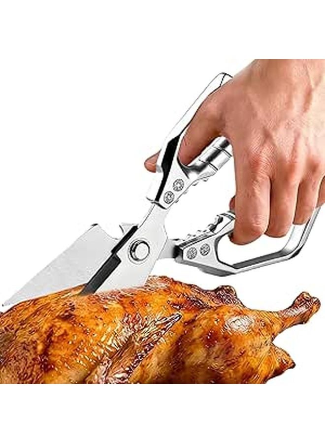 Heavy Duty Kitchen Scissors Non Slip Handle All Purpose Food Shears For Chicken Bones - Image 1