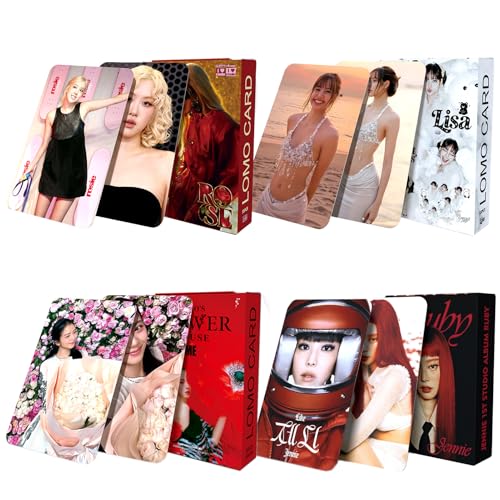 KPOPBP Lomo Card Season's Greetings Photocard Personal Pictures 4 Boxes / 220 PCS Set Lomo Card Gift for Blink Girls and Boys - Image 1