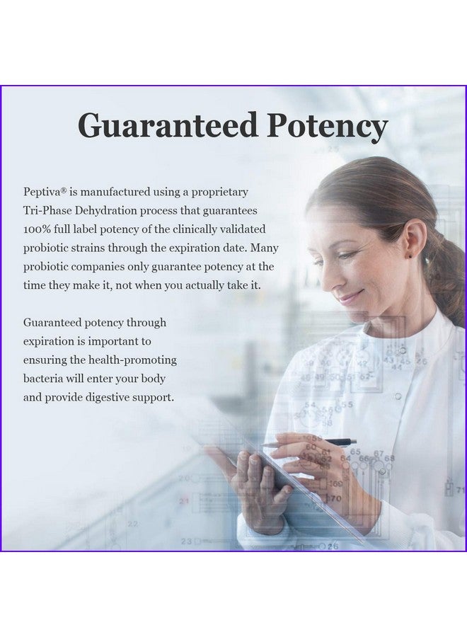 Peptiva 26 Billion CFU Probiotic and Sleep Support - Clinically Validated Multi-Strain Probiotic - Lactobacillus and Bifidobacterium, Melatonin - 30 Count - Image 5
