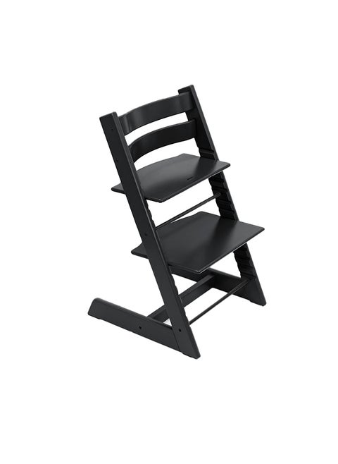 Tripp Trapp Chair Adjustable, Convertible Baby High Chair For Toddlers , Children And Adults Convenient, Comfortable And Ergonomic Classic Design - Black