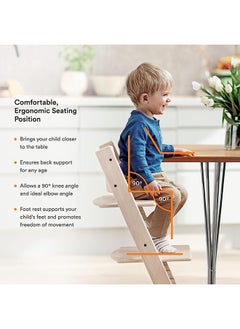 STOKKE Tripp Trapp Chair Adjustable, Convertible Baby High Chair For Toddlers , Children And Adults Convenient, Comfortable And Ergonomic Classic Design - Black  - Image 4