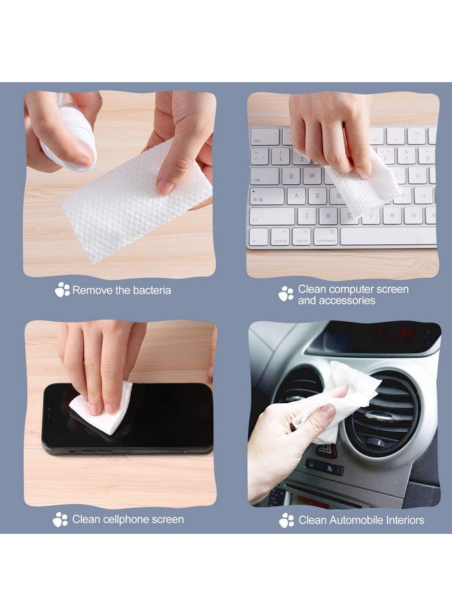 optxpnd Disposable Face Towel Facial Tissue Soft Cotton Facial Cleansing Cloths Towelettes Dry for Cleaning Office Travel Makeup Remove  - Image 5