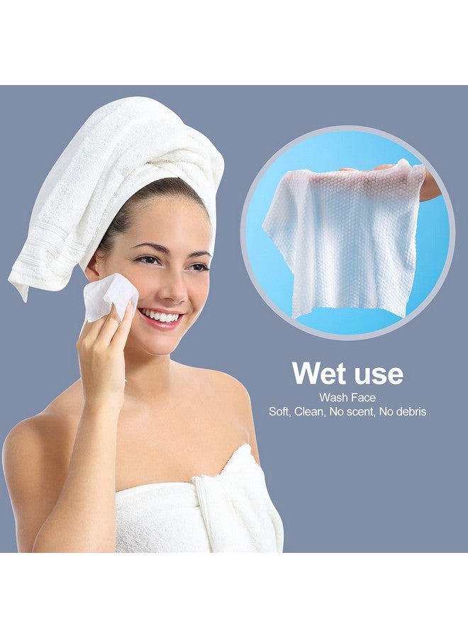 optxpnd Disposable Face Towel Facial Tissue Soft Cotton Facial Cleansing Cloths Towelettes Dry for Cleaning Office Travel Makeup Remove  - Image 3