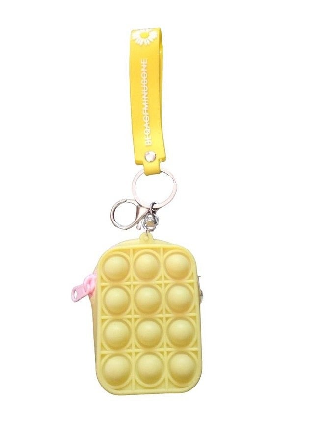 Pop It Figet Toys Coin Purses Mini Soft Silicone Wallet Bags Kids Gift Toy  - Image 1