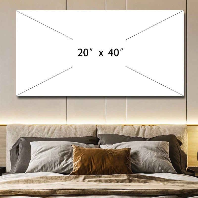 TRAIN2 ART 20"x40" Framed White and Gold Abstract Textured Wall Art, Circle Block Minimalist Pictures Canvas Wall Deco for Living Room Bedroom Office Gallery - Image 4