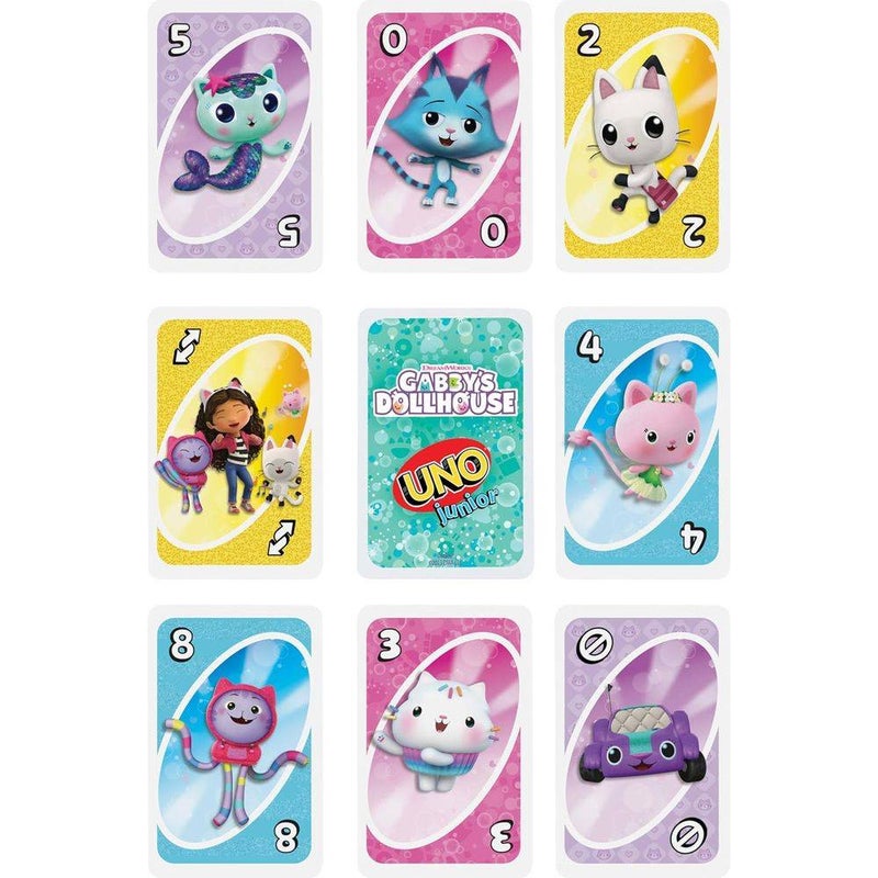 Mattel Games UNO Junior Gabby’s Dollhouse Game - Image 4