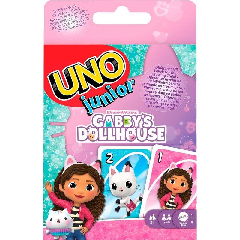Mattel Games UNO Junior Gabby’s Dollhouse Game - Image 1