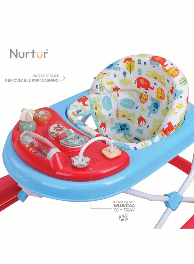Nurtur 3 In 1 Baby Multi Walker-rocking Function- Music - 3 Height Adjustment, easy fold - Multi - Image 3
