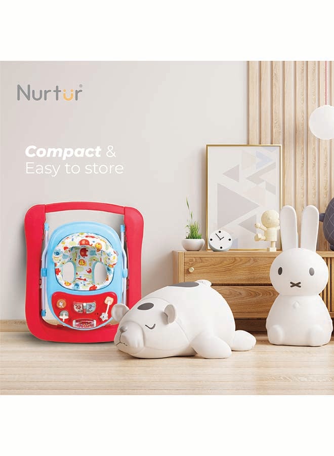 Nurtur 3 In 1 Baby Multi Walker-rocking Function- Music - 3 Height Adjustment, easy fold - Multi - Image 5