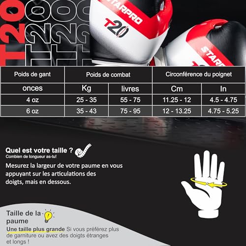 Starpro Kids Boxing Gloves 4oz 6oz - Youth Boxing Gloves for Boys & Girls - Junior Gloves for Boxing MMA Muay Thai & Training - Image 2
