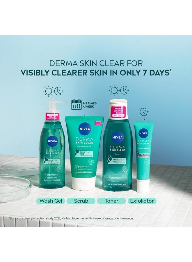 Nivea Derma Skin Clear Wash Gel (150Ml), Deep Cleansing Face Wash Gel, Salicylic Acid Face Wash Enriched With Niacinamide To Cleanse Pores And Remove Impurities - Image 5