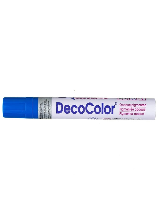 Marvy Uchida DecoColor Broad Glossy Oil-Based Paint Marker - Blue - Image 5