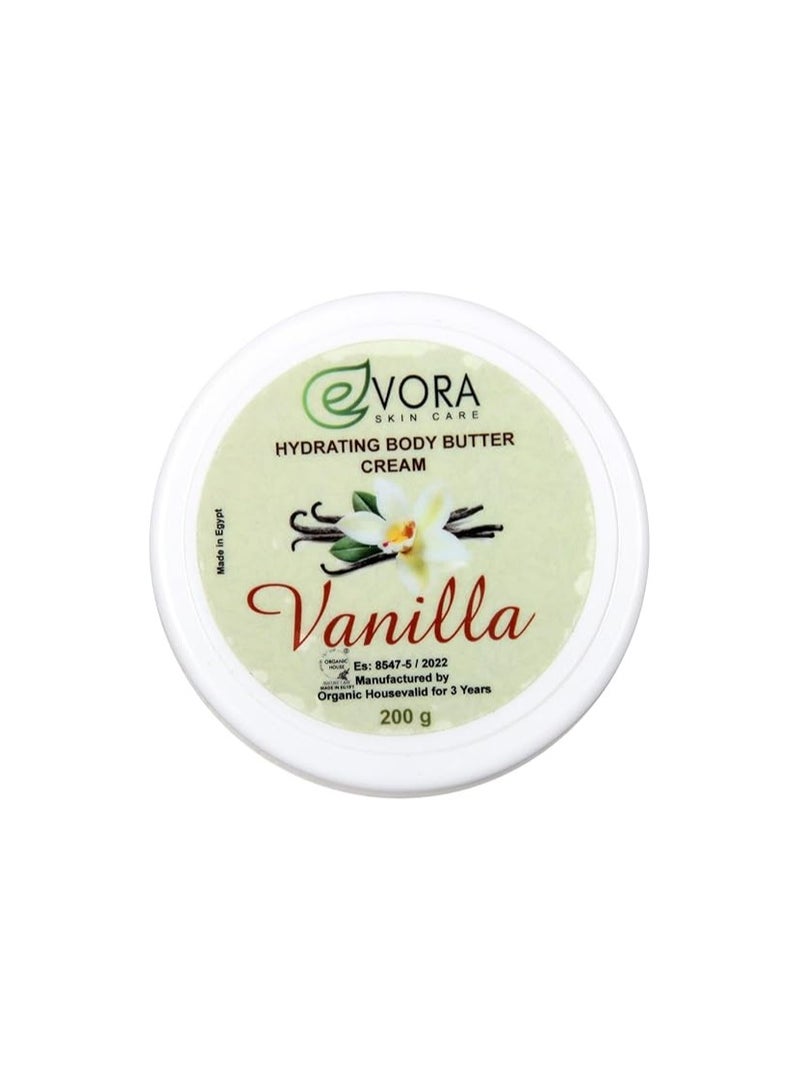 Body butter Evora Planet in Vanilla 200 grams, from Organic House Natural Broadcasts