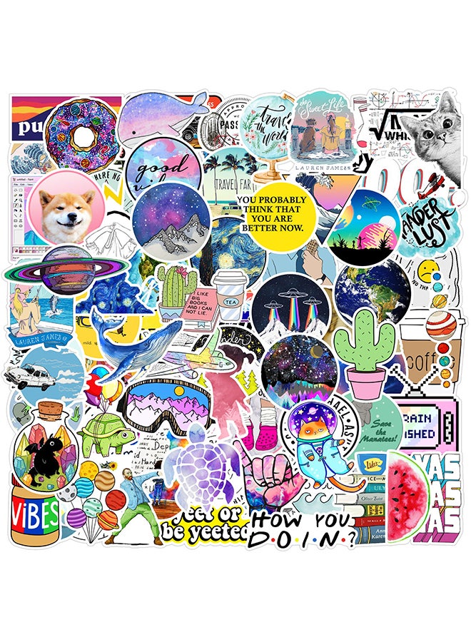 100 Vsco Style Series Graffiti Stickers Car Trunk Computer Water Cup Notebook Stickers Waterproof 