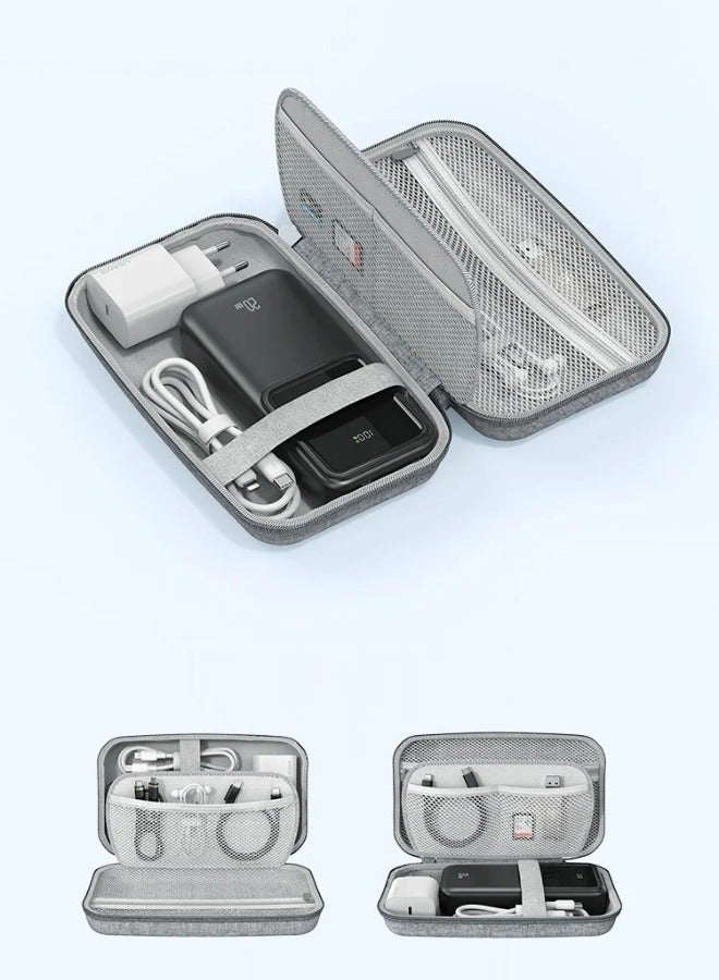 Usams Electronic Organizer Travel USB Cable Accessories Bag/Case Waterproof for Power Bank Charging Cords Chargers Mouse Earphones Flash Drive - Image 3