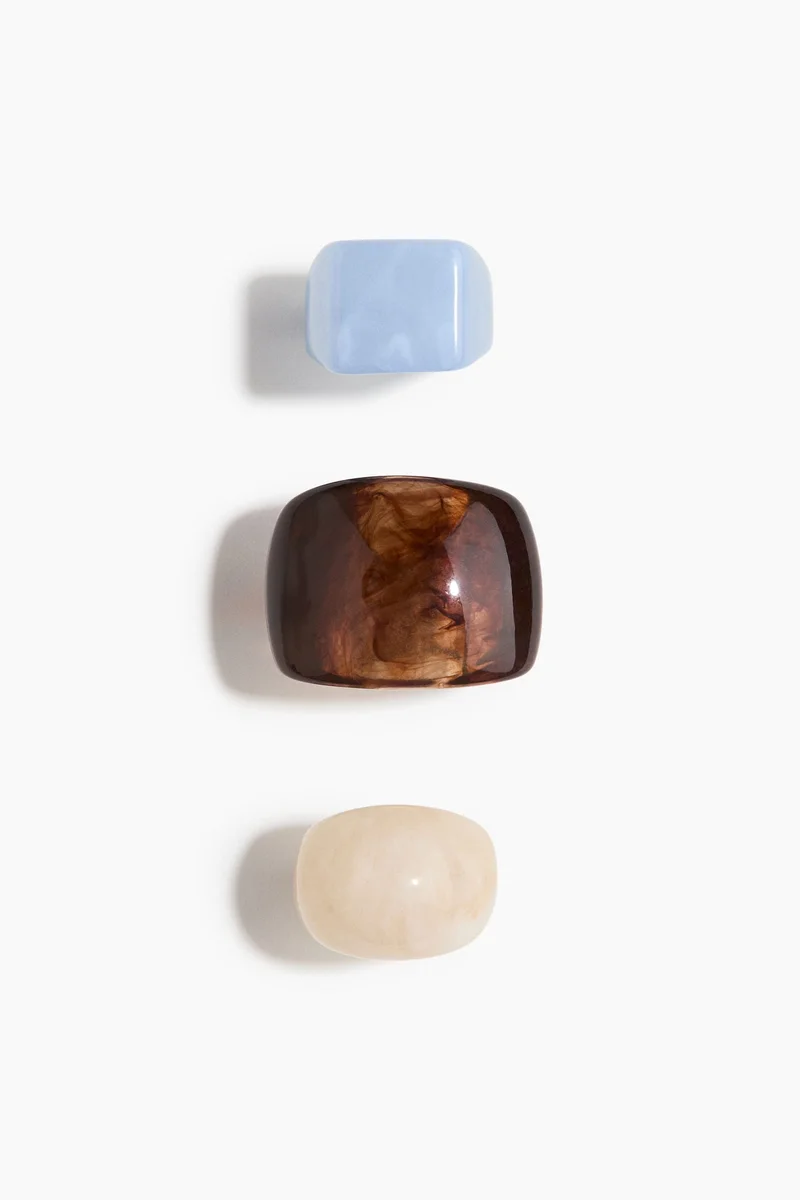 اتش اند ام خواتم سميكة - عبوة من 3 قطع