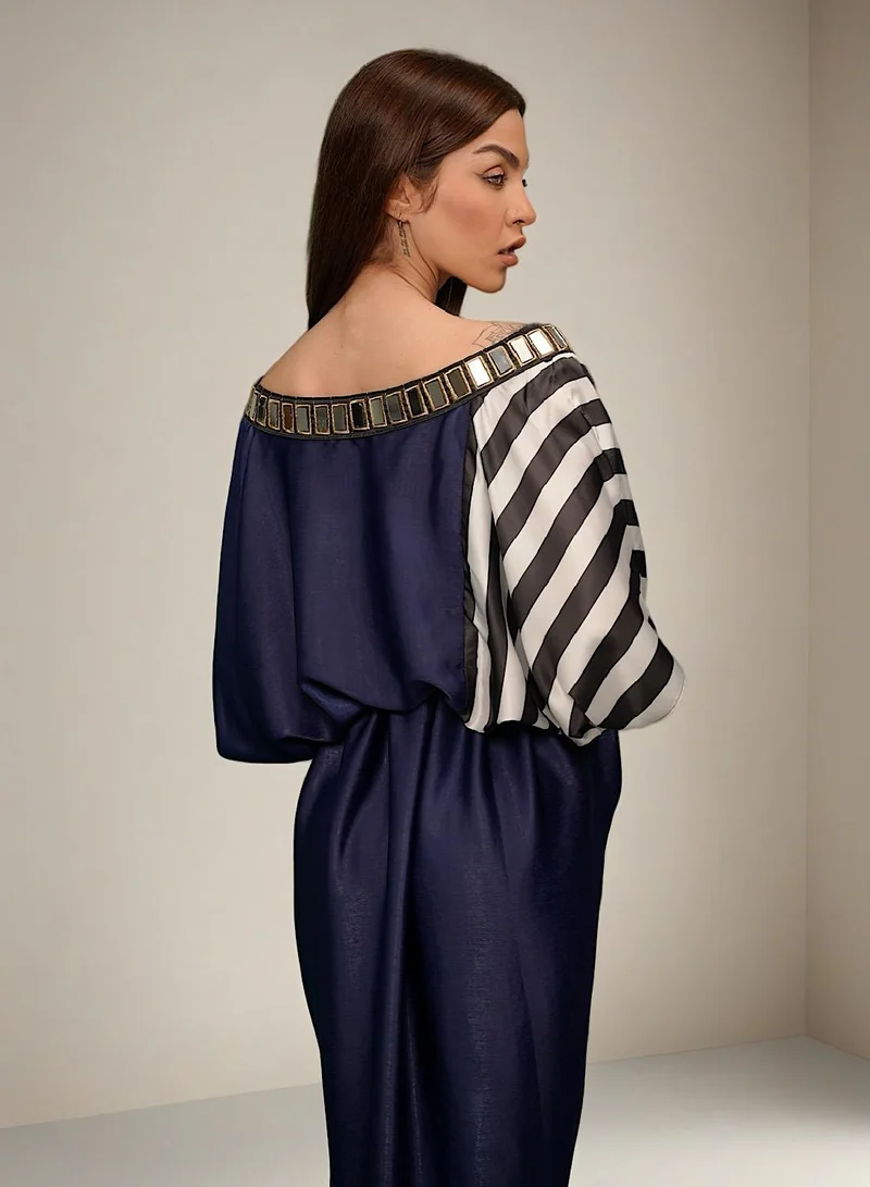 Ecstacy  Pleated Drape Dress for Women | Best Price UAE