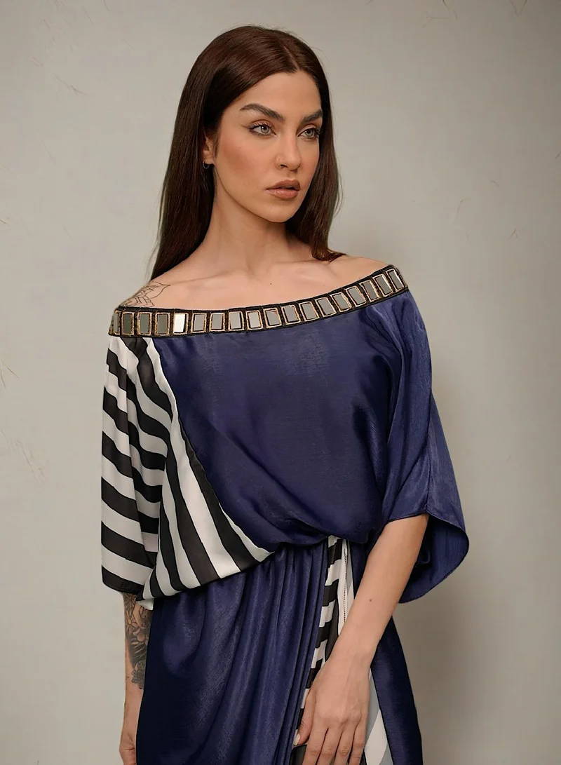 Ecstacy  Pleated Drape Dress for Women | Best Price UAE