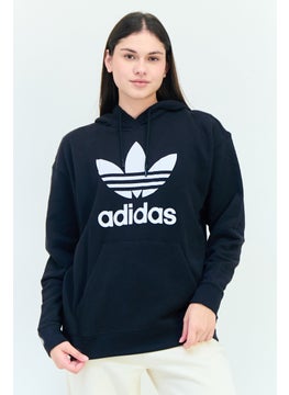 adidas Originals Women Sportswear Fit Long Sleeve Outdoor Hoodie, Black  - Image 1