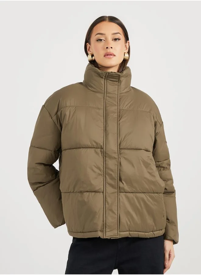 Styli Oversized Regular Length Padded Jacket
