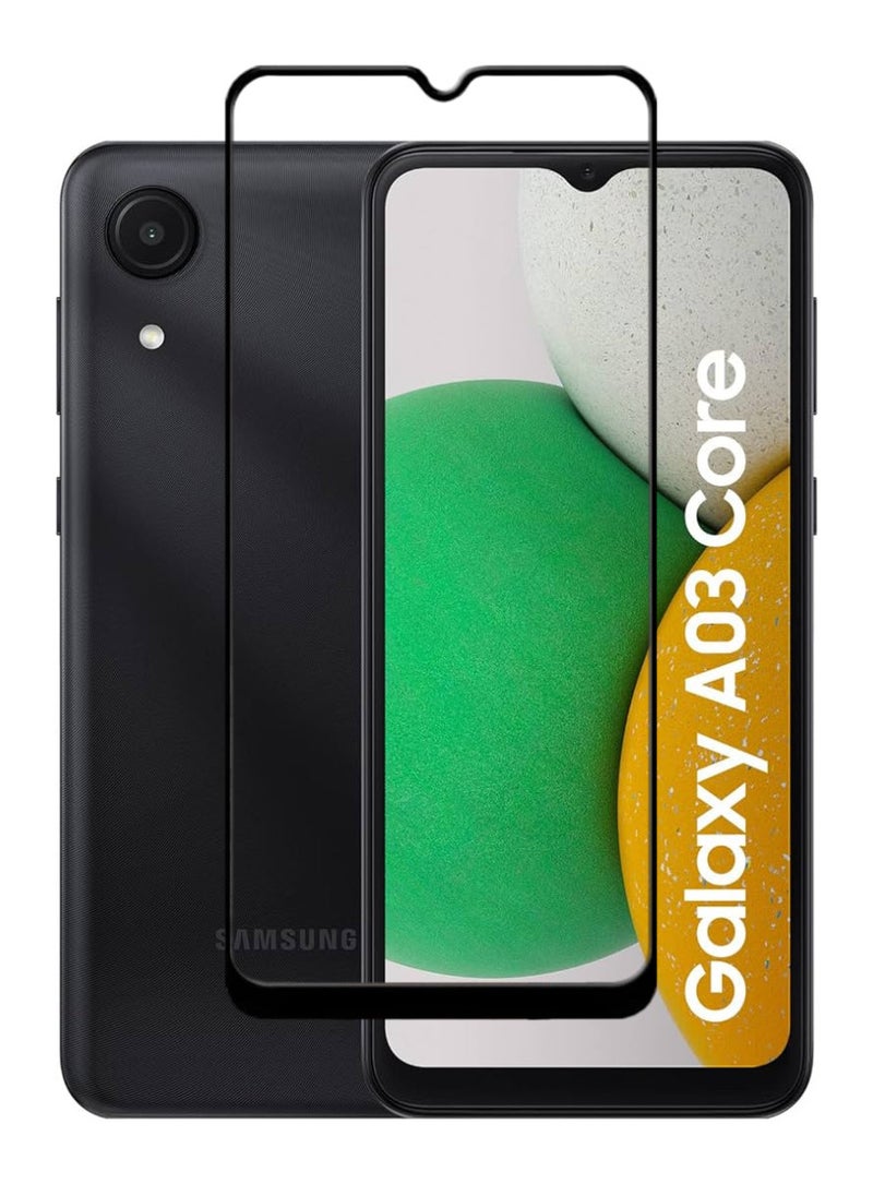 ACLIX Antistatic ESD Dustproof Premium Quality High Definition Tempered Glass Screen Protector Designed For Samsung Galaxy A03 Core - Image 1