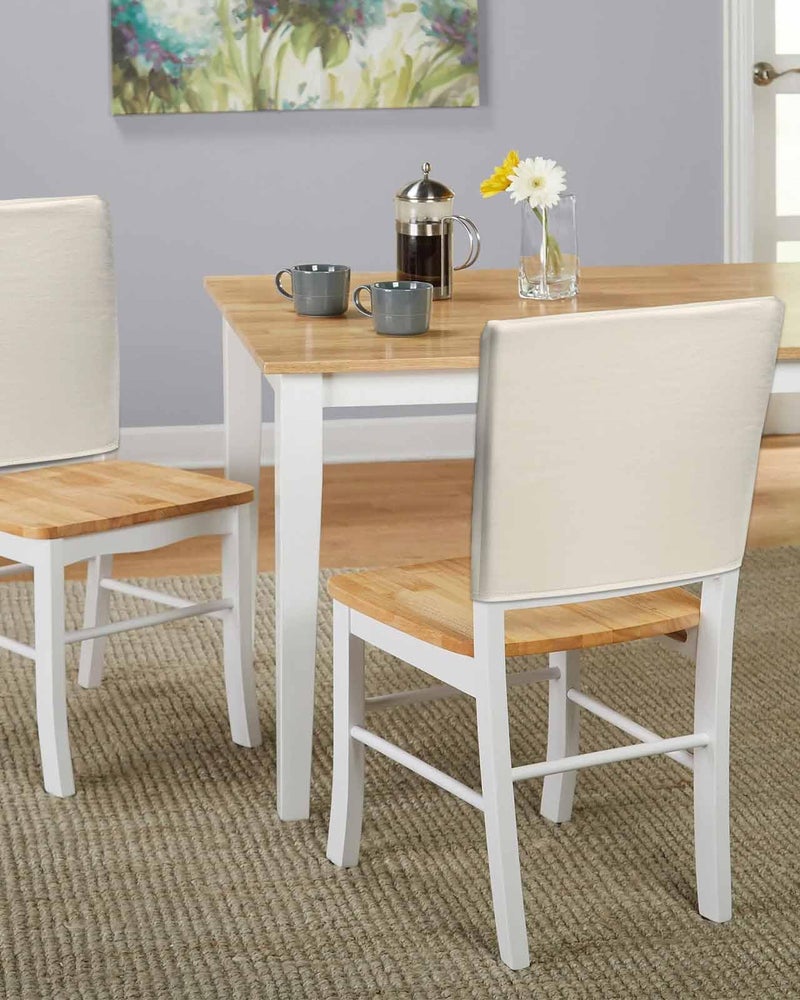 Anzona Cream Beige Chair Back Covers for Dining Room, Farmhouse Solid Cream Color Linen Polyester Back Chair Protector, Rustic Modern Art 4 Pcs Back Covers for Dining Chair Decoration, 20 x 19 Inches - Image 5