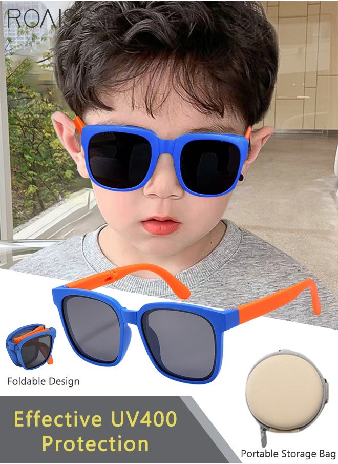 Square Folding Polarized Sunglasses for Kids, UV400 Protection Cute Beach Holiday Sun Glasses, Foldable Sun Shades with Small Portable Box for Boys Girls and Children Age 3-12 - pzsku/Z3DDBD4180BFBF9C945C7Z/45/_/1725873497/d686e8a4-cdd1-4799-b5aa-dda82102bd05