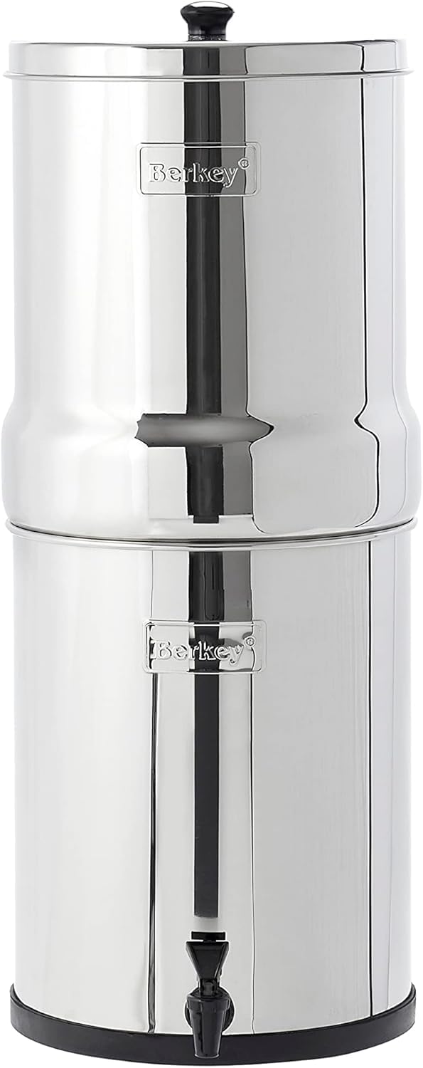 Berkey Royal Berkey GravityFed Stainless Steel Countertop Water Filter System 325 Gallon with 2 Authentic Black Berkey Elements BB92 Filters - Image 2