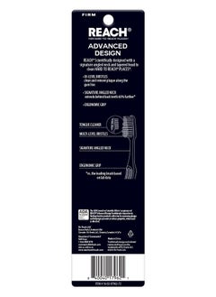 REACH Advanced Design Toothbrushes, Firm, 3 Count - Colors May Vary  - Image 3