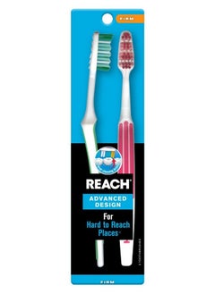REACH Advanced Design Toothbrushes, Firm, 3 Count - Colors May Vary  - Image 2