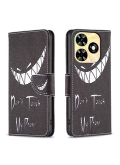 Case Cover For 适用于Tecno Spark Go 2024 / 20C / POP 8 Colored Drawing Pattern Leather Phone Case(Smirk)