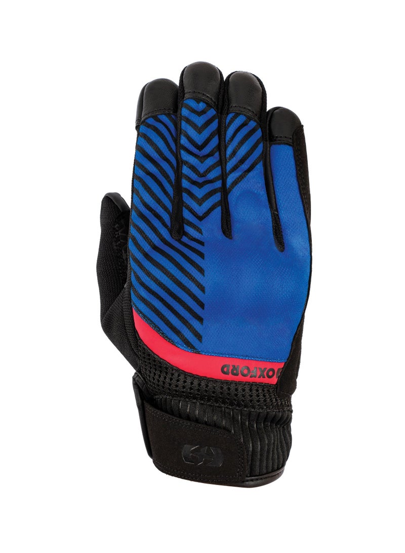 Oxford Byron Glove Blue & Red - Image 1