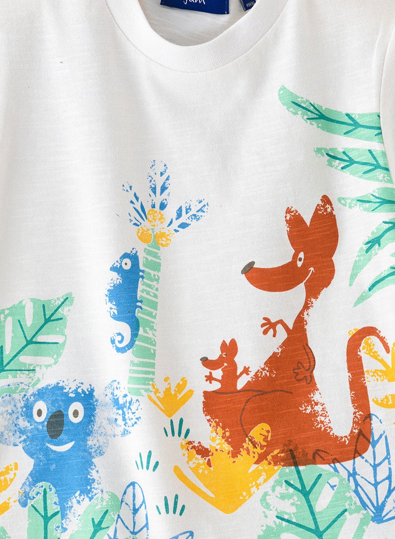 JAM Round neck s/slv knit t-shirt - Image 3