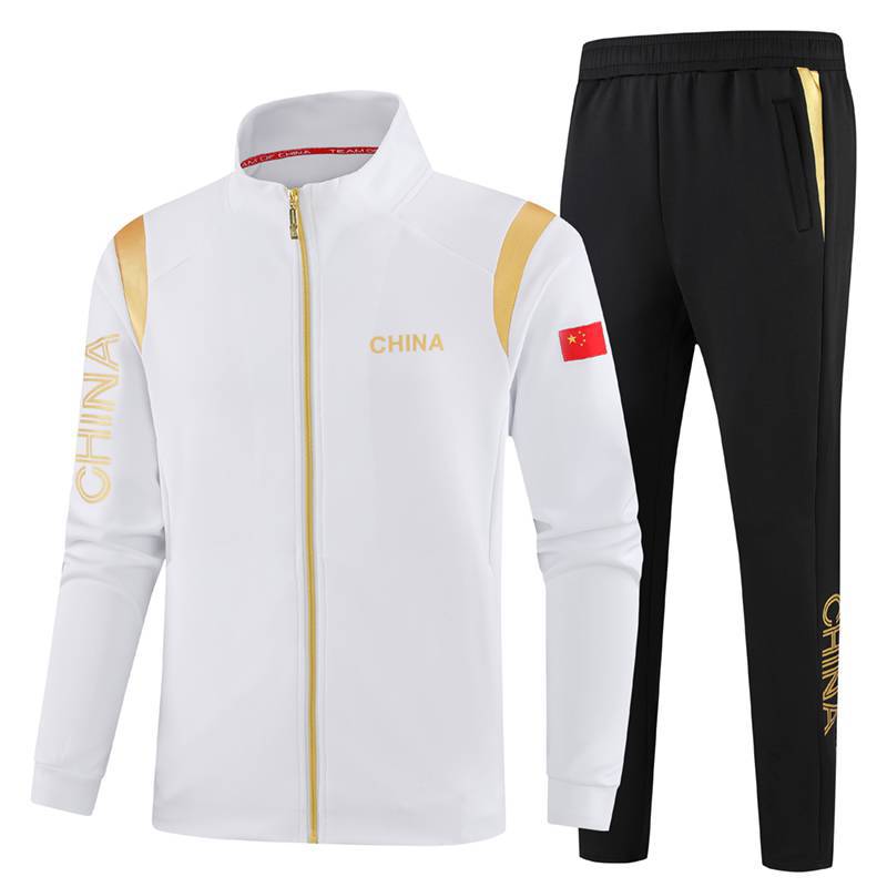 Chinese Team Sportswear Suit Sports Student Long-Sleeved National Clothing Fitness Martial Arts Coach Clothing Group Appearance Clothing - Image 2