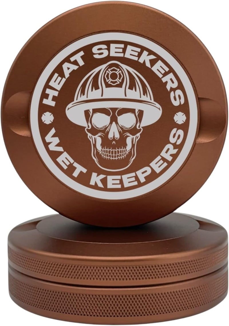 Syn Tin First Responders: Fire | Zyn Metal Can | Metal Zyn Container | Pouch Container | Small Storage Tin (Copper) - Image 1