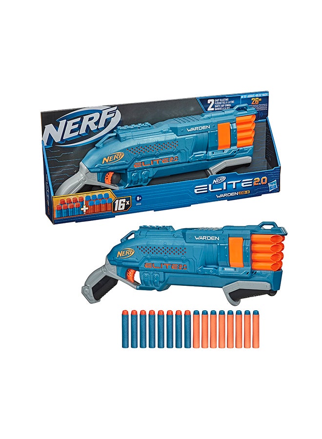 NERF Elite 2.0 Warden DB-8 Blaster - Image 1