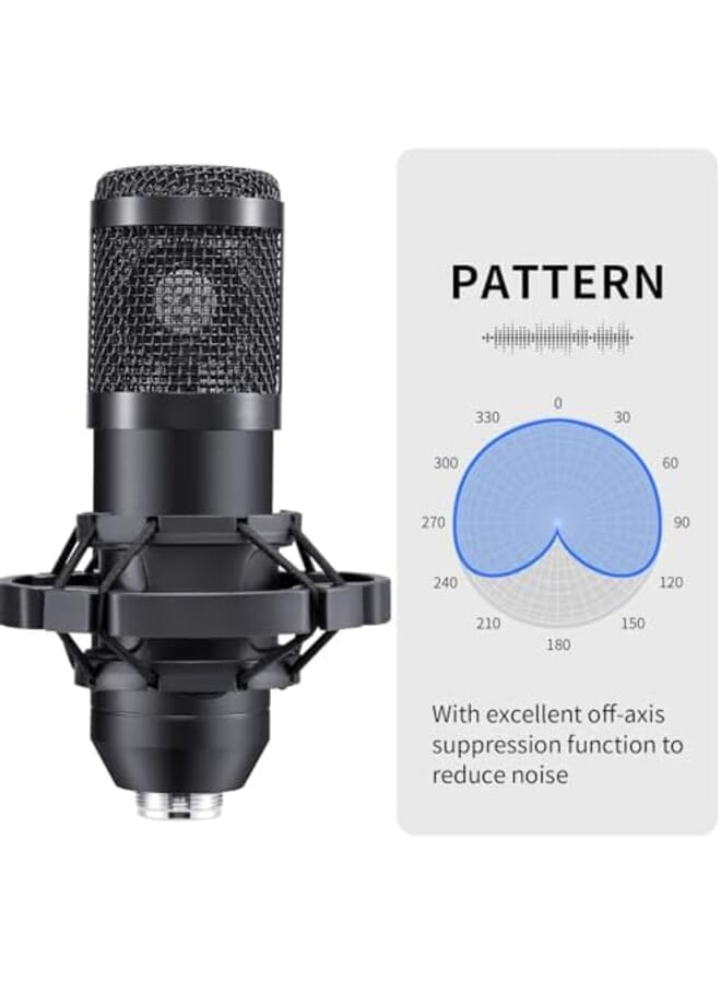 KASTWAVE Usb Gaming Microphone Pc Streaming Podcast Microphone Professional 192Khz 24Bit Electrical Condenser Mic Kit With Sound Chipset And Adjustable Boom Arm Set For Streaming Podcast Studio And Singing - Image 2