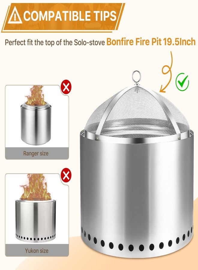 CAROD Fire Pit Spark Screen (for Bonfire Shield 19.5'' Size) - Image 3