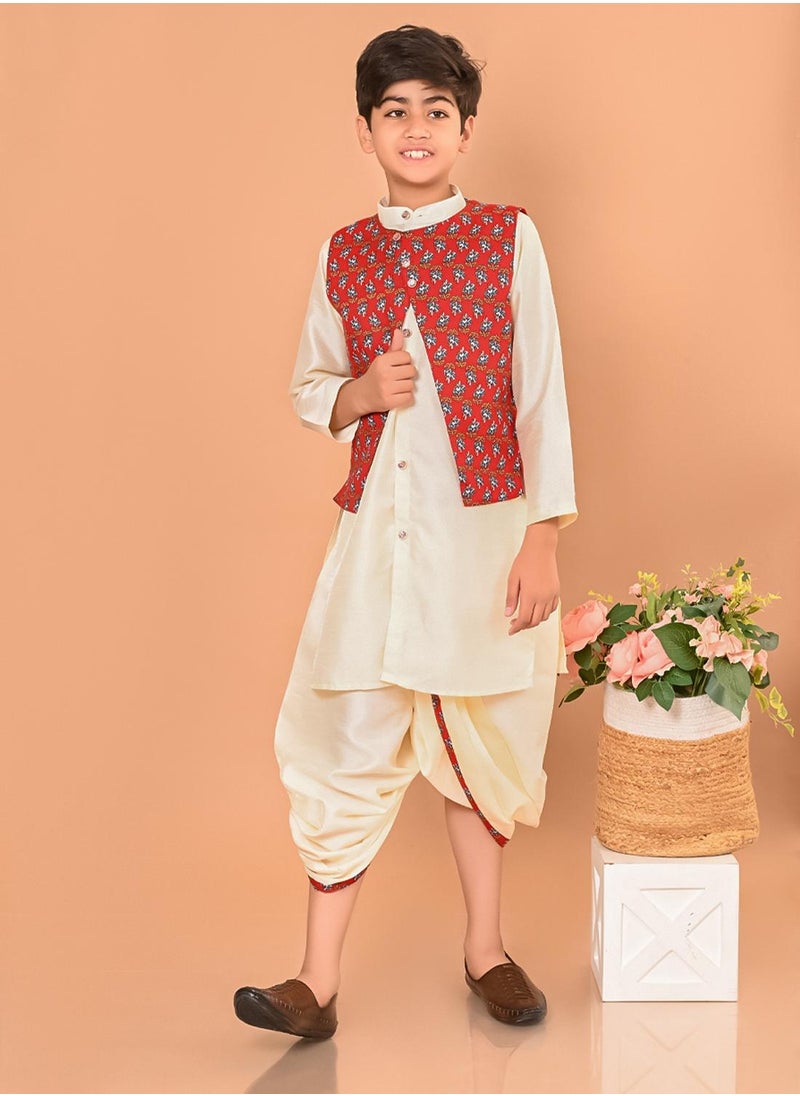 LILPICKS - طقم بيجامة كورتا مع سترة نهرو - Image 1